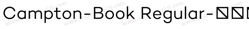 Campton-Book Regular字体转换